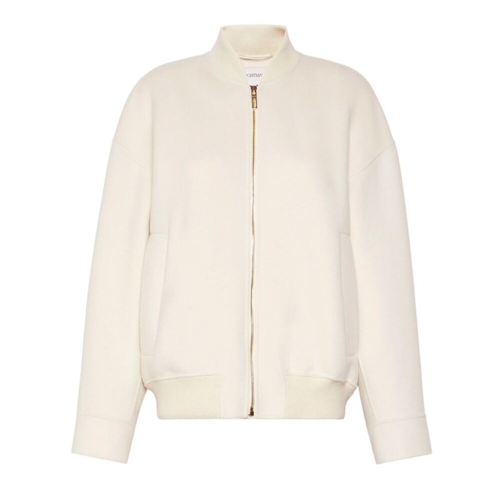 Bomber In Double Di Pura Lana Women